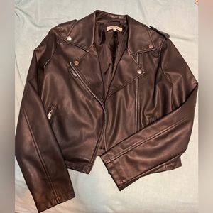 Leather jacket women’s small